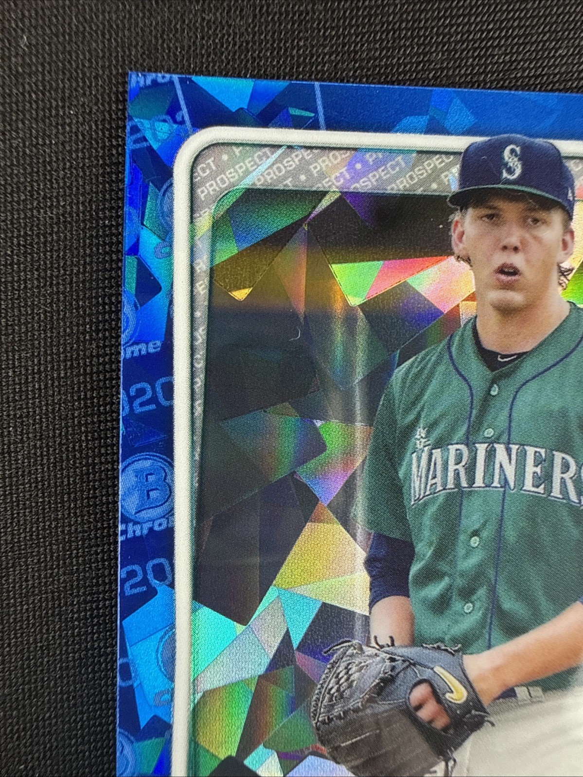 Logan Gilbert Rookie Card RC 2020 Bowman Draft Chrome Sapphire Edition #BD-37