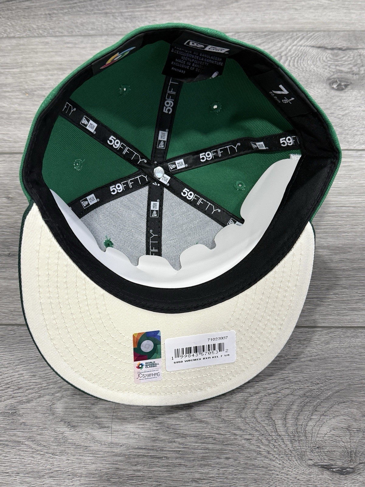 New Era Mexico Born X Raised Kelly Green/Emerald WBC 59FIFTY Mens Multiple Sizes