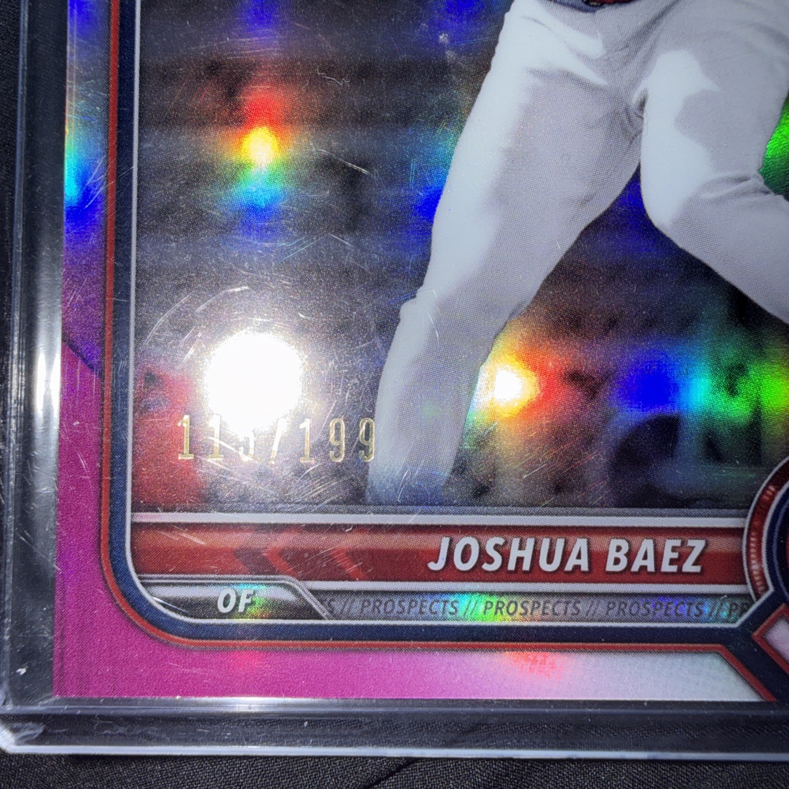 2022 Bowman 1st Edition Joshua Baez Pink /199 📈🔥