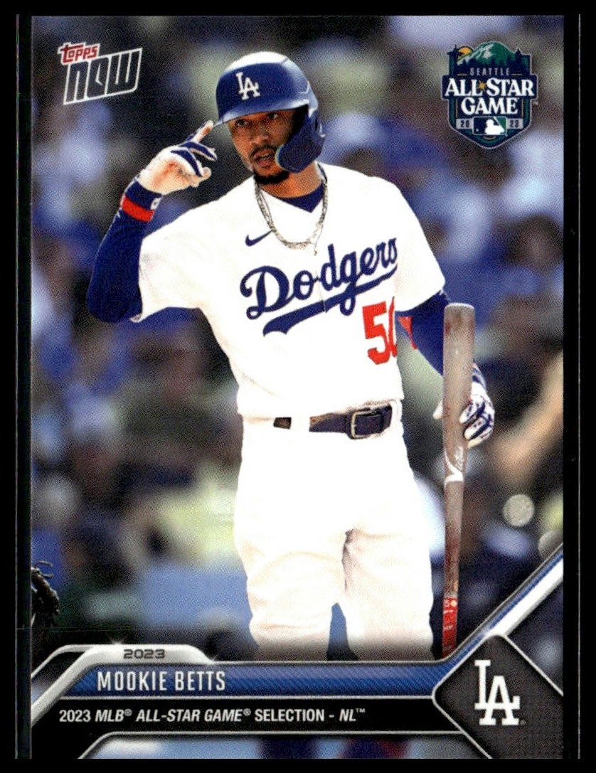 2023 Topps Now All-Star Game ASG-MB Mookie Betts Los Angeles Dodgers