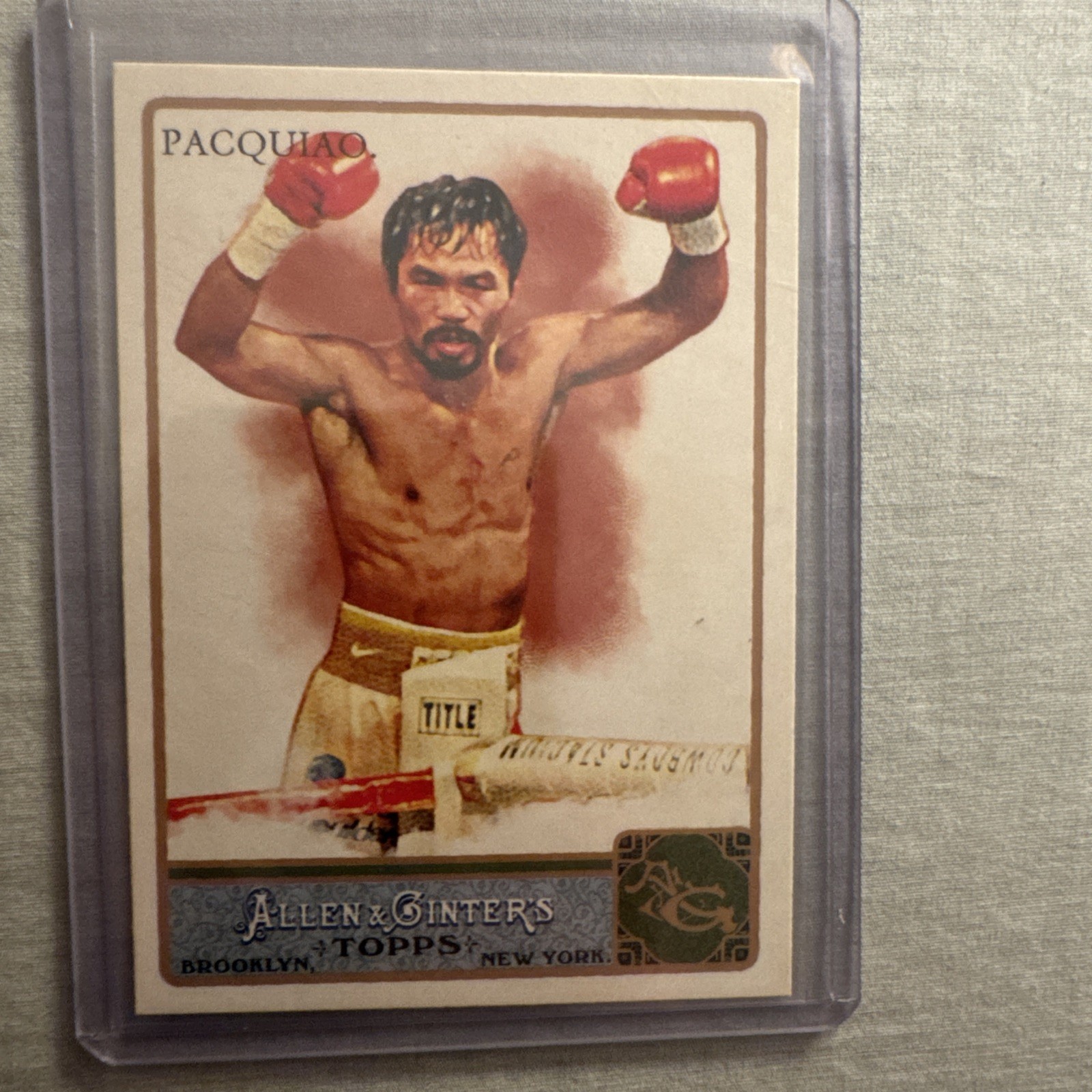 2011 Topps Allen & Ginter’s – Manny Pacquiao #262 (RC)