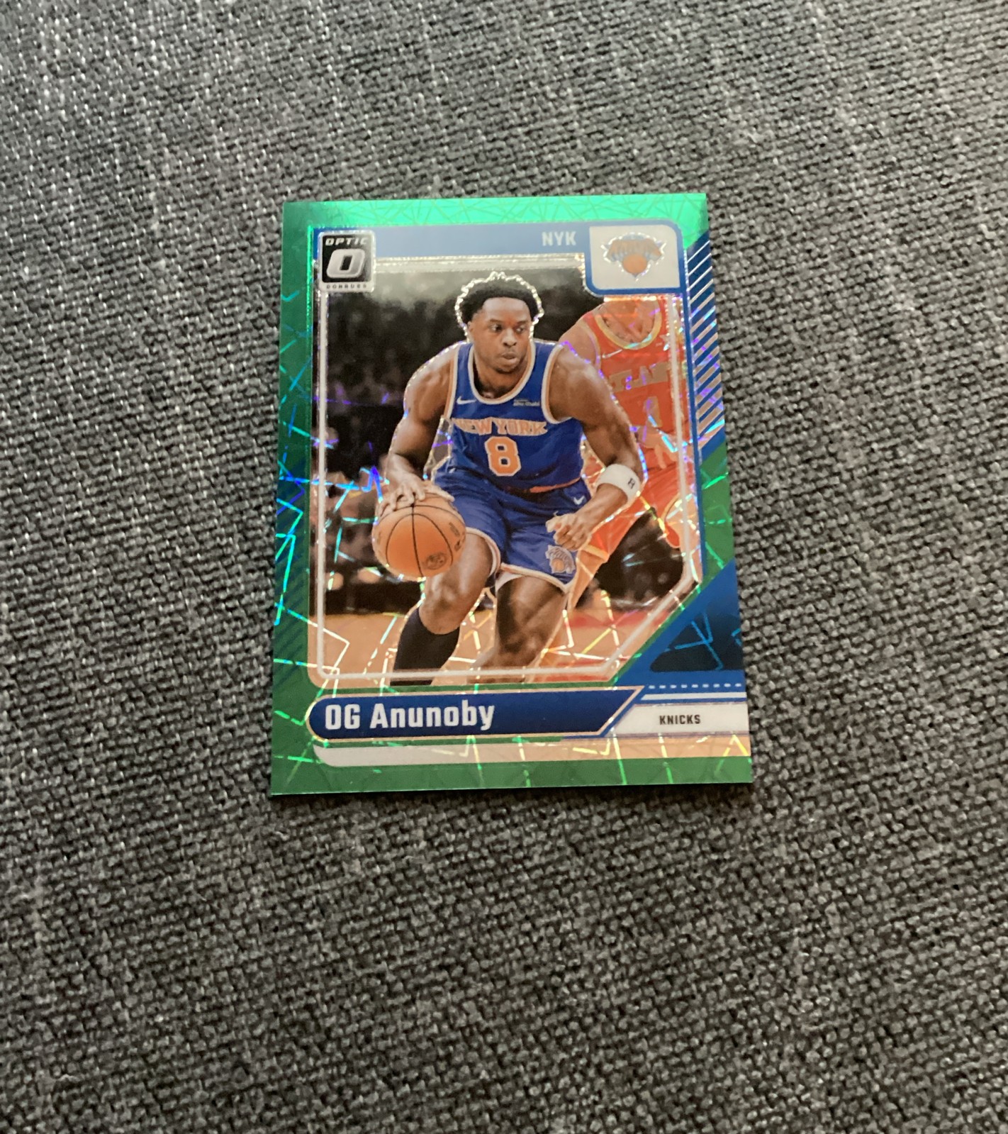2024-25 Panini Donruss Optic – OG Anunoby #51 Blue Prizm /49