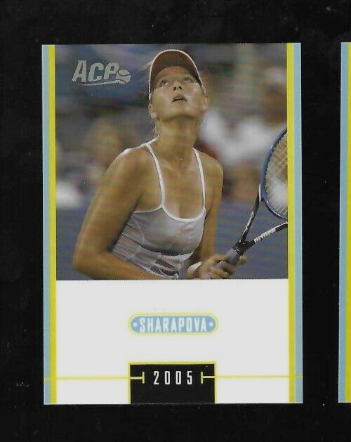 MARIA SHARAPOVA 2005 Ace Authentic Tennis Special Edition Card #MS-17