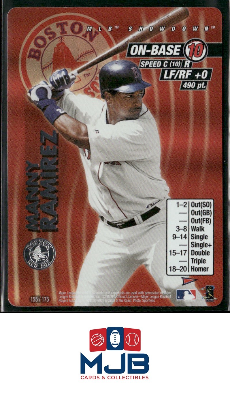 2001 MLB Showdown Pennant Run Manny Ramirez #155 Boston Red Sox