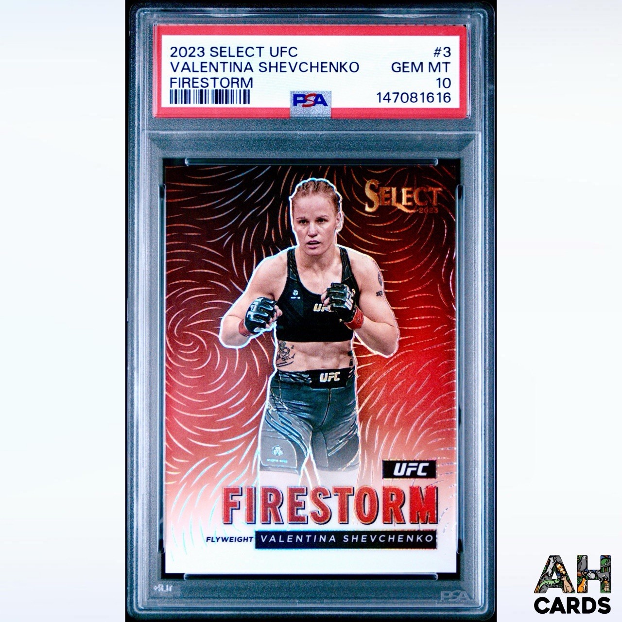 Valentina Shevchenko 2023 Panini Select UFC #3 Firestorm SSP PSA 10 Pop 2