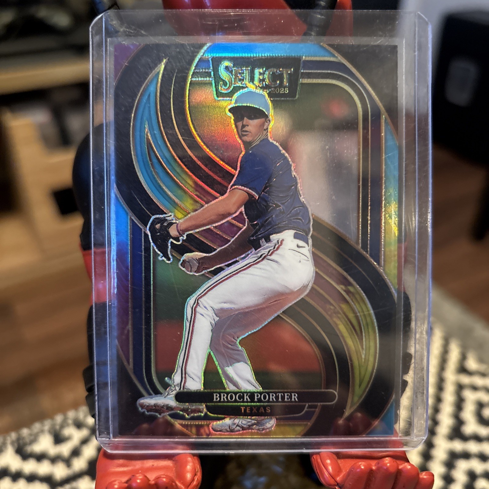 2025 Panini Select – Premier Level Brock Porter #119 Tie-Dye Prizm /25 (RC)