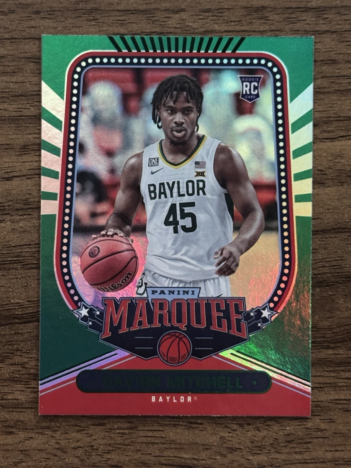 Davion Mitchell Rookie Green Marquee 2021 Panini Chronicles Miami Heat