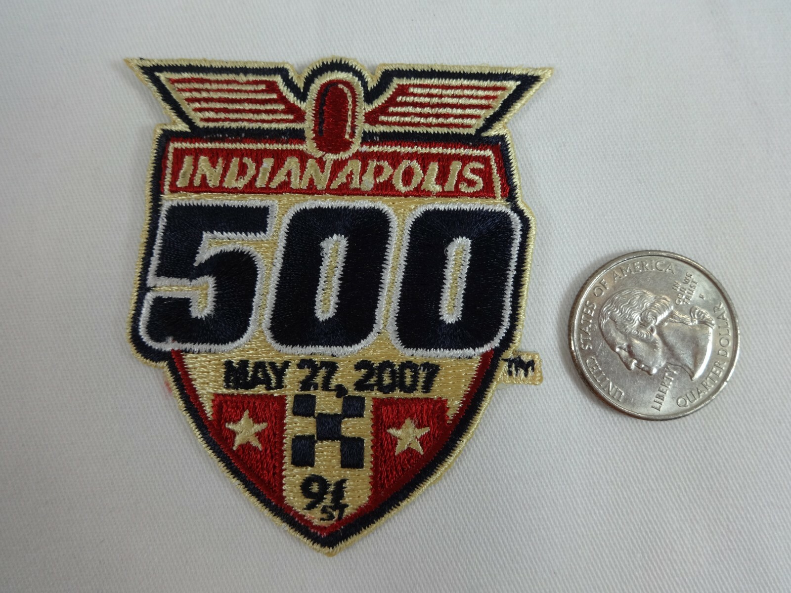 2007 91st Indianapolis 500 Event Collector Patch Indy 500 IndyCar