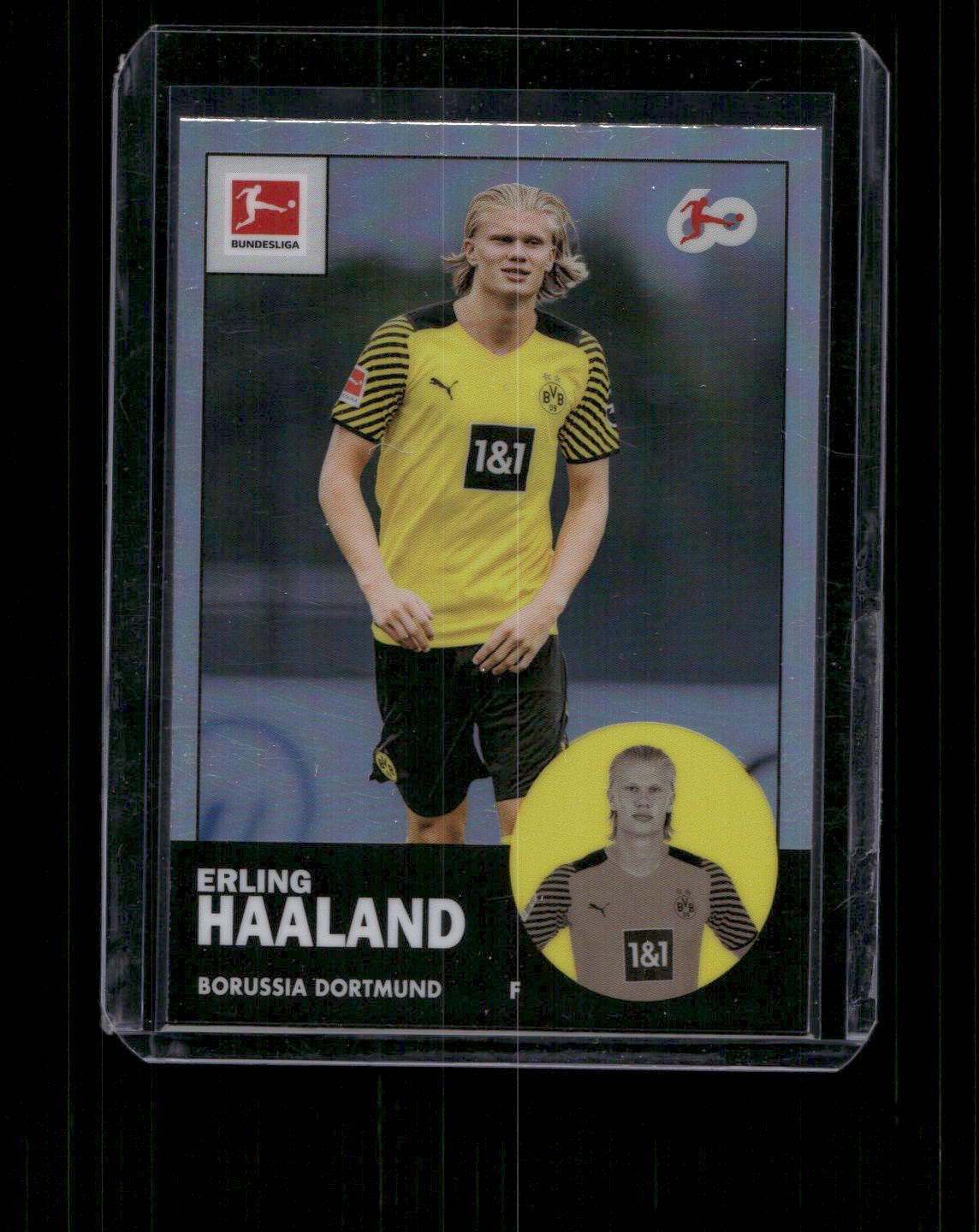 2023-24 Topps Chrome Bundesliga #TAN-9 Erling Haaland Dortmund Refractor