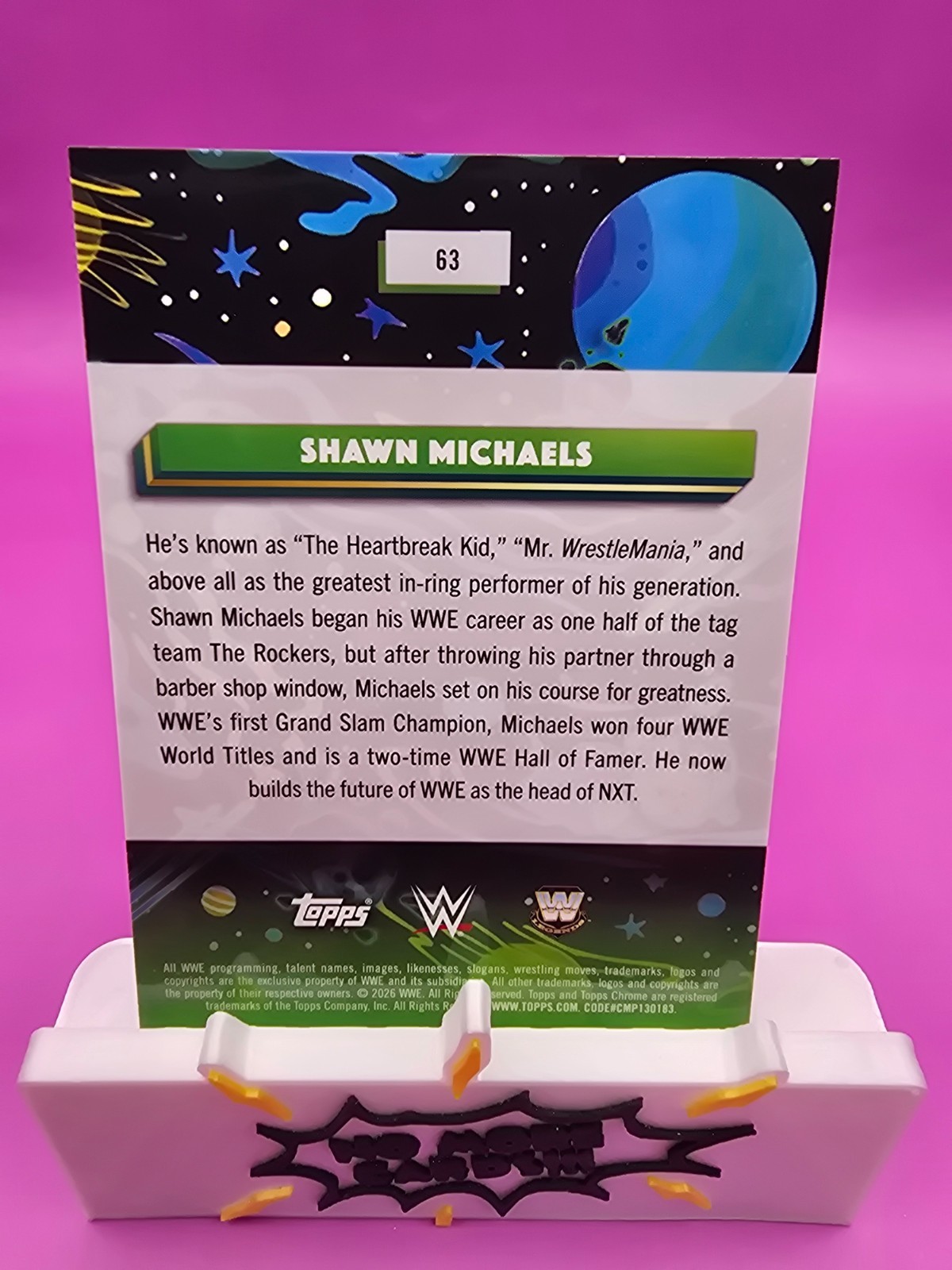 2026 Topps Chrome Cosmic WWE Shawn Michaels