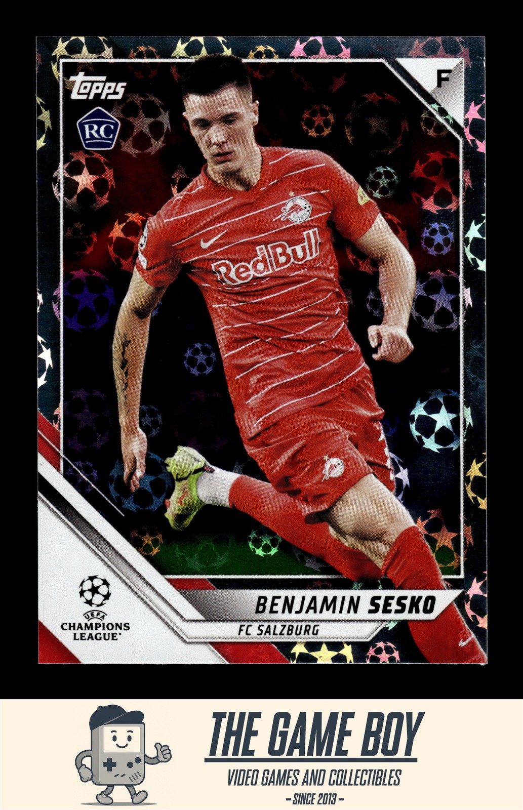 2021-22 Topps UEFA Champions League Starball Foil #161 Benjamin Sesko RC