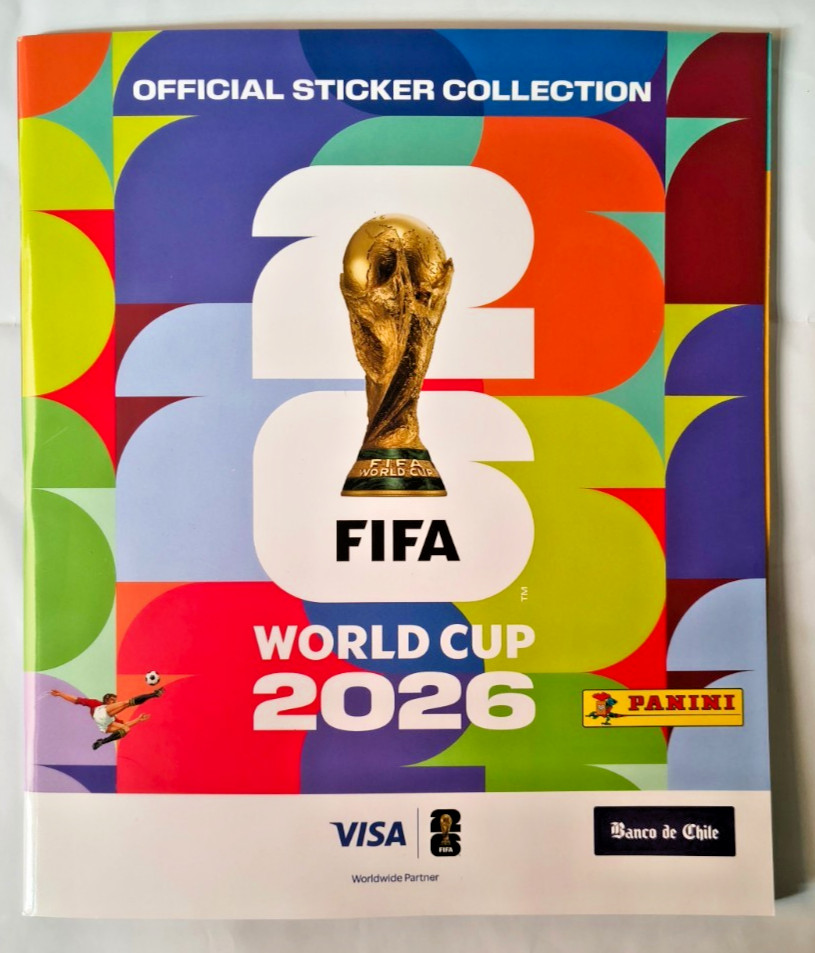 FIFA WORLD CUP 2026 PANINI – EMPTY ALBUM EXCLUSIVE VERSION BANCO CHILE RARE