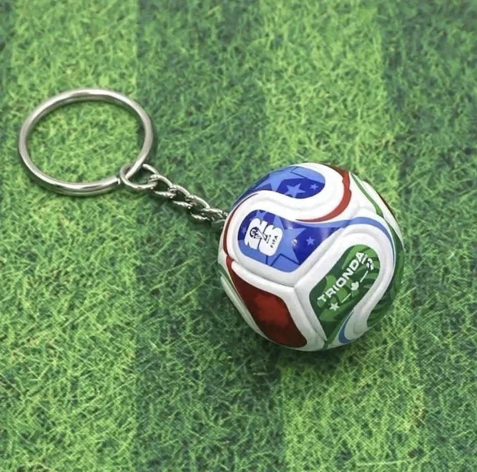 FIFA 2026 World Cup Mini Soccer Ball Keychain – FIFA Trionda – 1.5” Firm