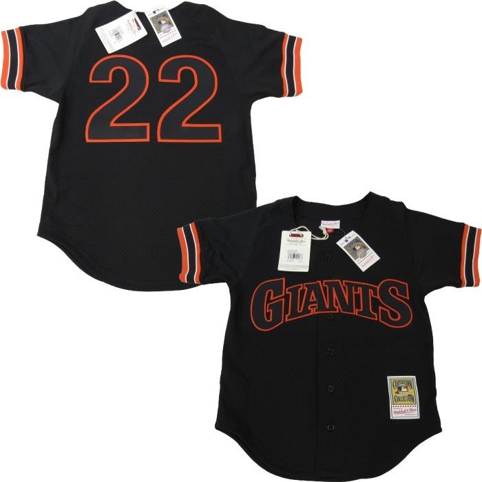 NEW 1993 Will Clark #22 SF Giants Mens Mitchell & Ness Authentic BP Jersey $130