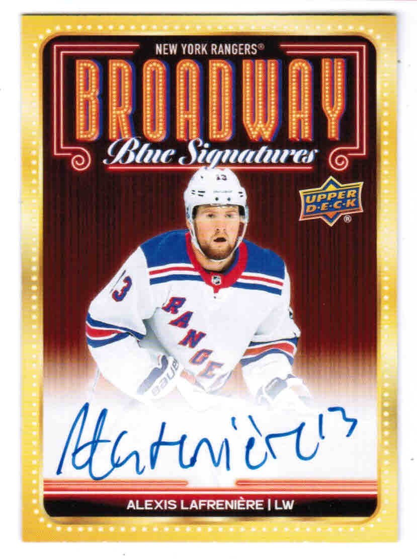 25/26 2025 NEW YORK RANGERS CENTENNIAL BROADWAY BLUE SIGNATURES AUTO U-Pick List