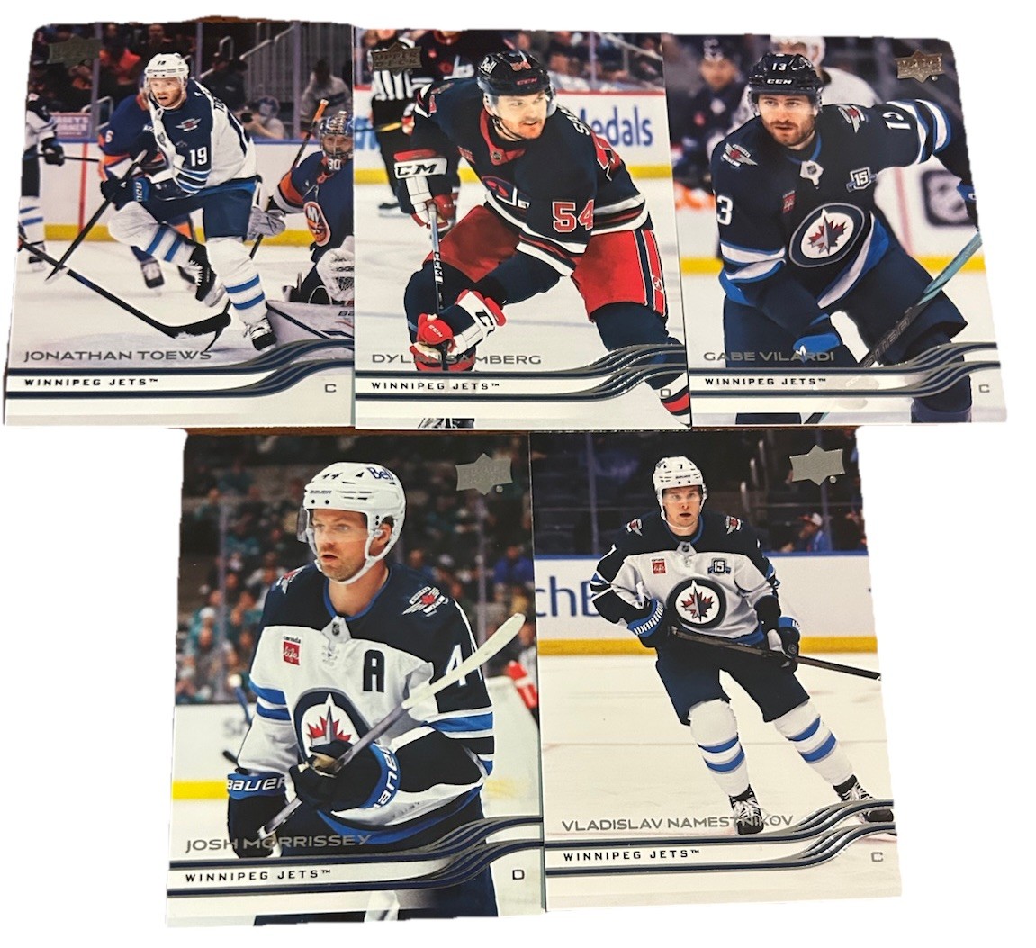2025-26 Upper Deck Extended Series Team Set – Winnipeg Jets – 5 Cards – Toews