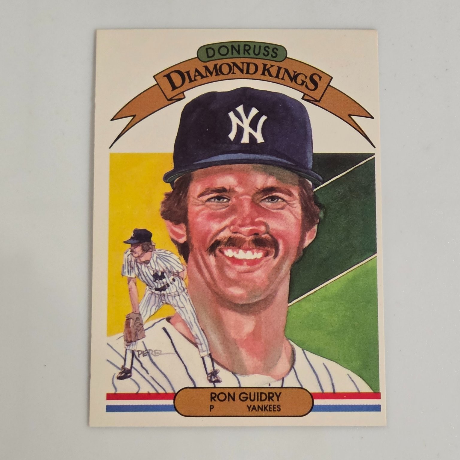 Ron Guidry Yankees 1983 Donruss Diamond Kings #17