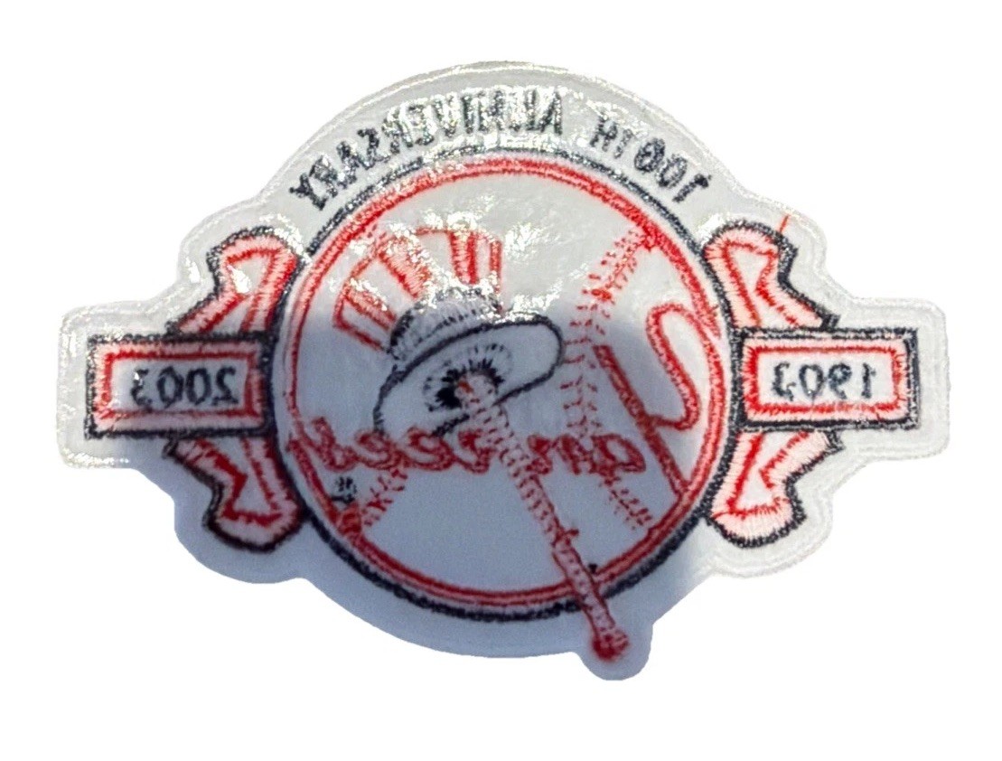 2003 New York Yankees MLB 100th Anniversary Commemorative Sleeve Patch