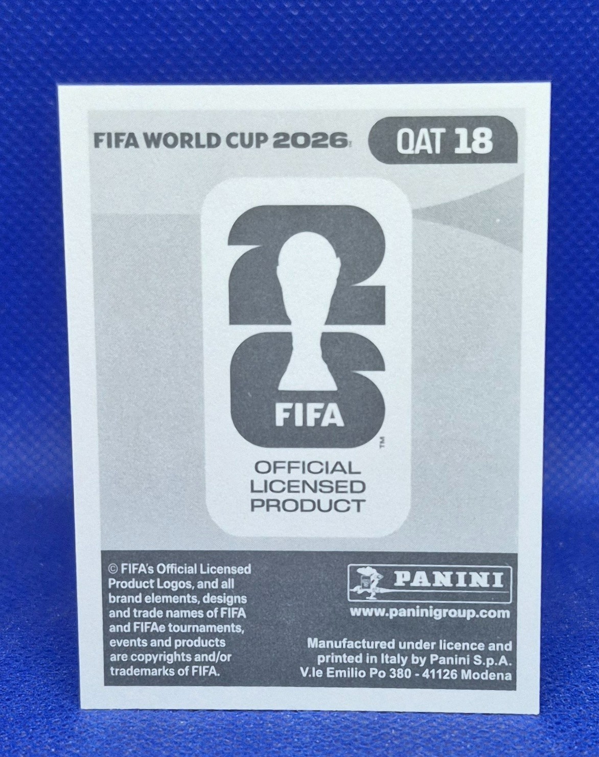 2026 Panini FIFA World Cup Sticker Akram Hassan Afif #QAT 18 – Qatar