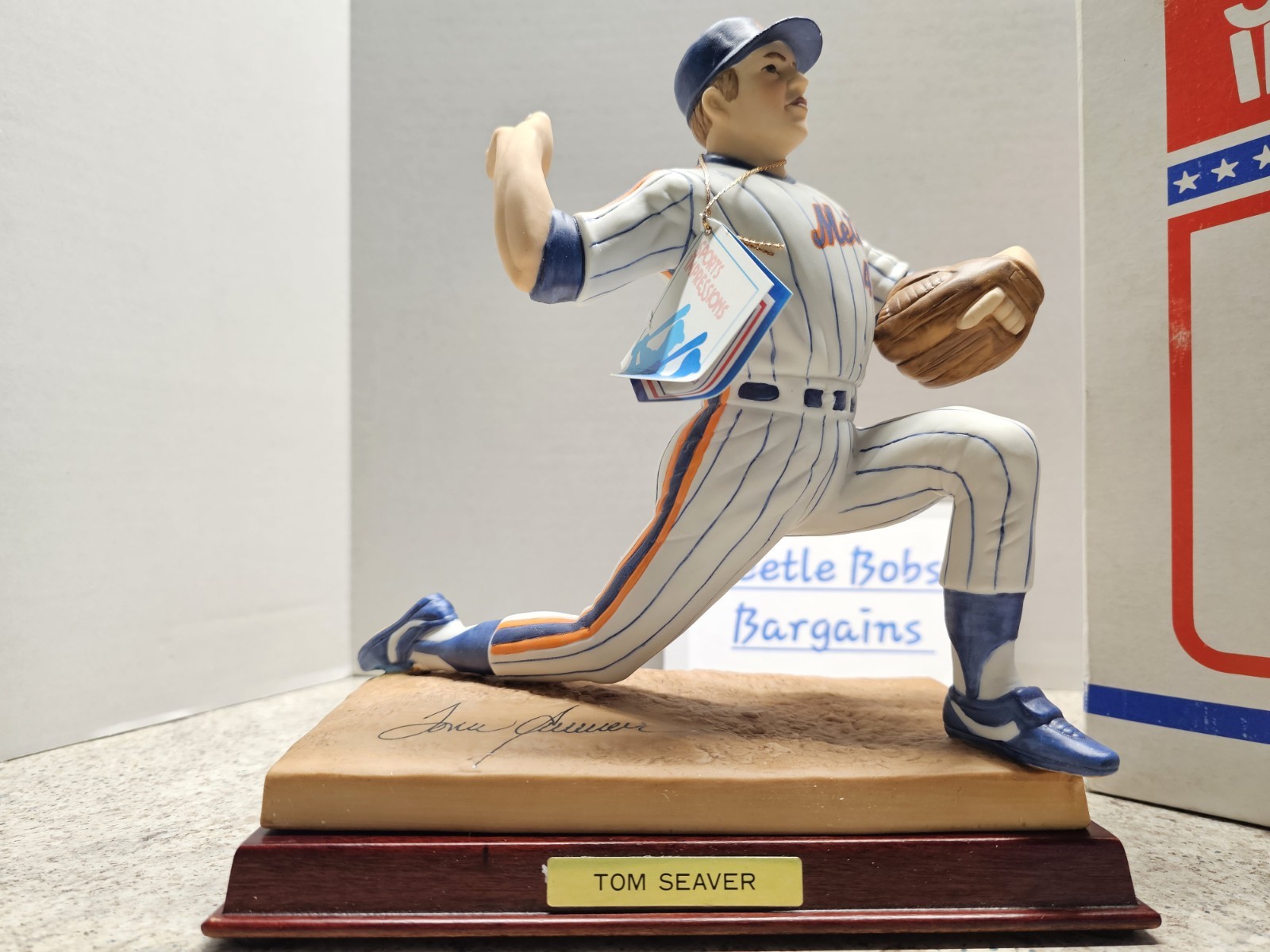 Tom Seaver New York Mets MLB 1989 Sports Impressions 9″ #’d Oversized Figurine