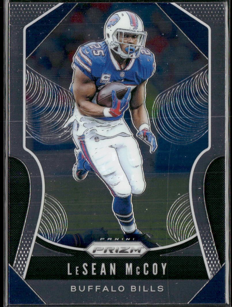 2019 Panini America, Inc. PRIZM FOOTBALL LESEAN MCCOY #4 BUFFALO BILLS RUNNING