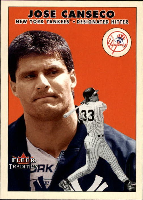2000 Fleer Tradition Update #109 Jose Canseco Yankees – BB