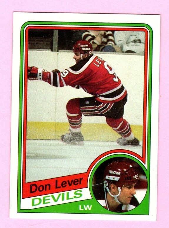 1984-85 Topps Don Lever #86 New Jersey Devils