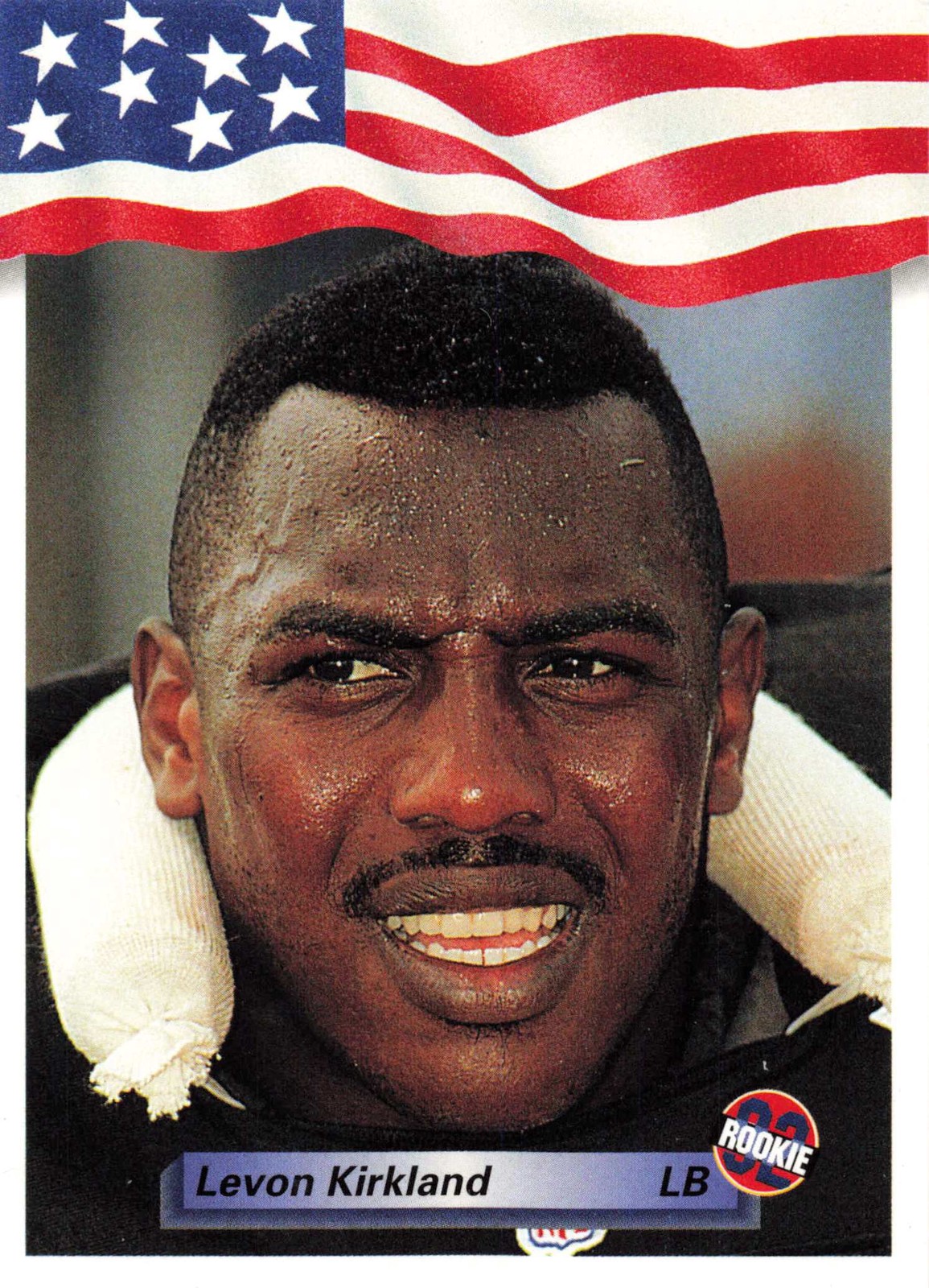 Levon Kirkland 1992 All World #32 Pittsburgh Steelers RC Football