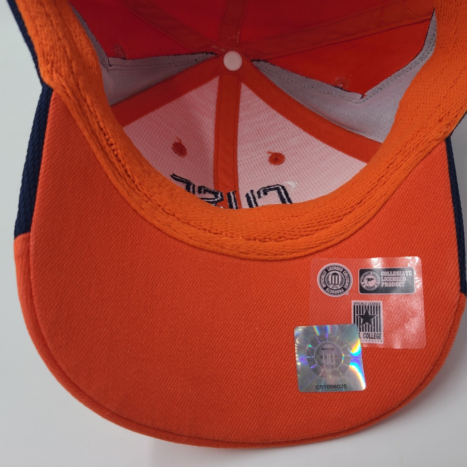 Syracuse Orange Hat Fitted One Size Nike Orange Blue NCAA Center Swoosh Flex Men