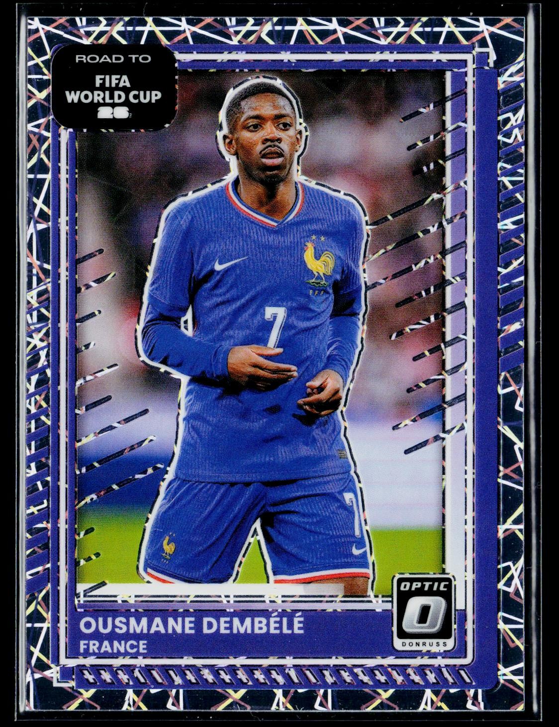 Ousmane Dembele 2025-26 Donruss FIFA World Cup Optic Velocity #137 France