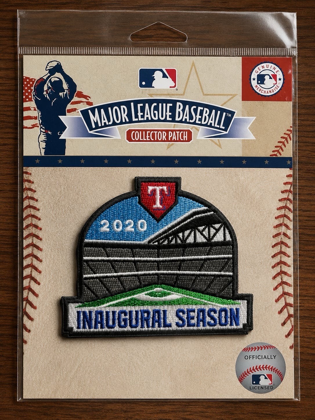 Official MLB Texas Rangers Inaugural Season 2020 Collector Patch
