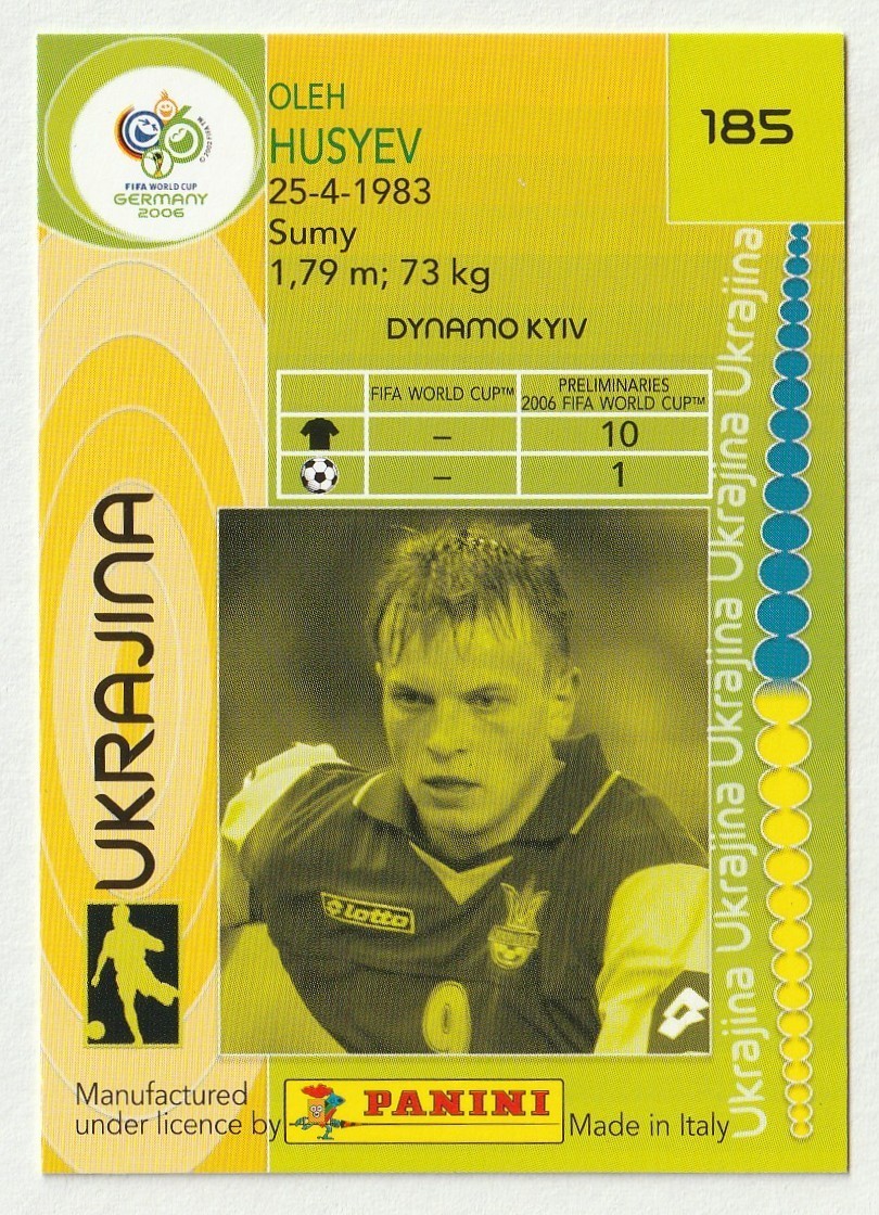 2006 Panini World Cup #185 Oleh Husyev
