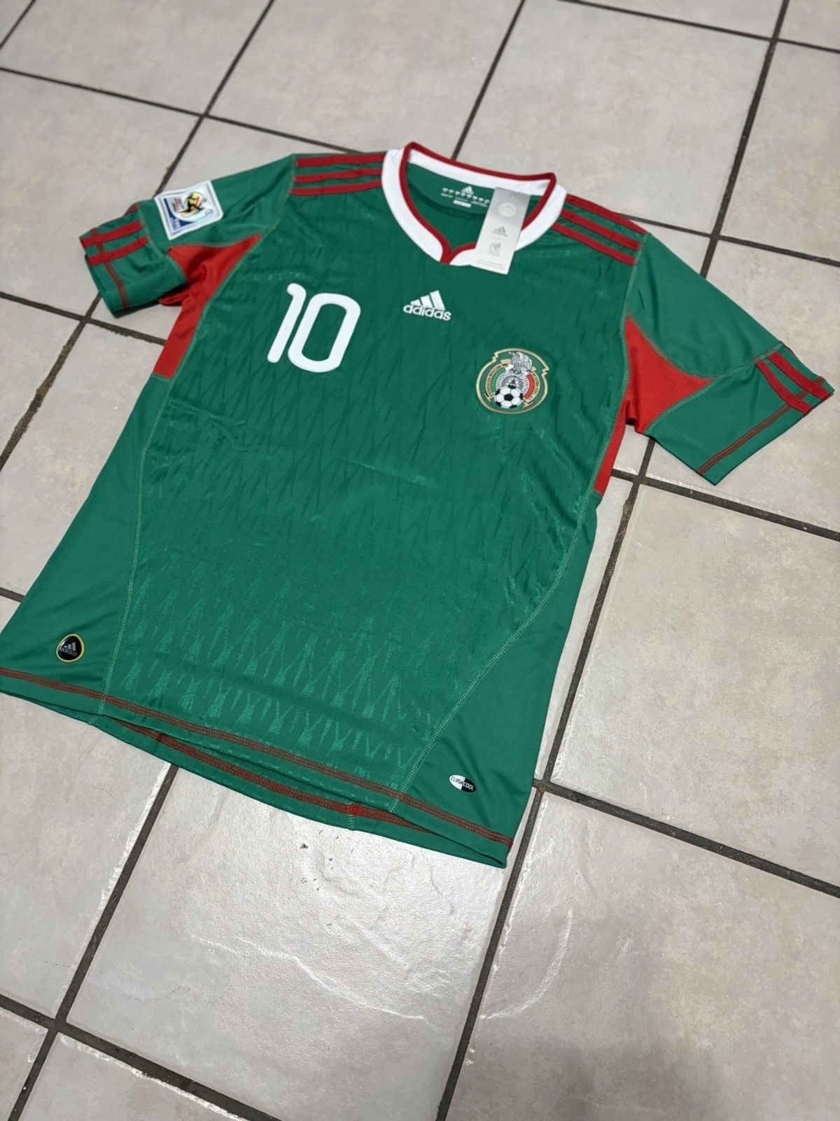 Cuauhtemoc Blanco 2010 World Cups Green Jersey