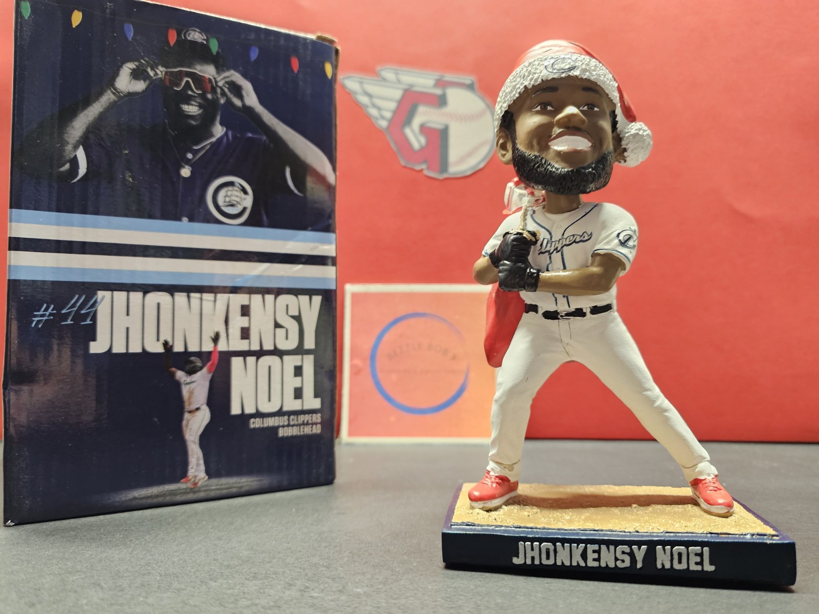 Jhonkensy Noel Columbus Clippers MiLB Guardians MLB 2025 SGA Bobblehead READ