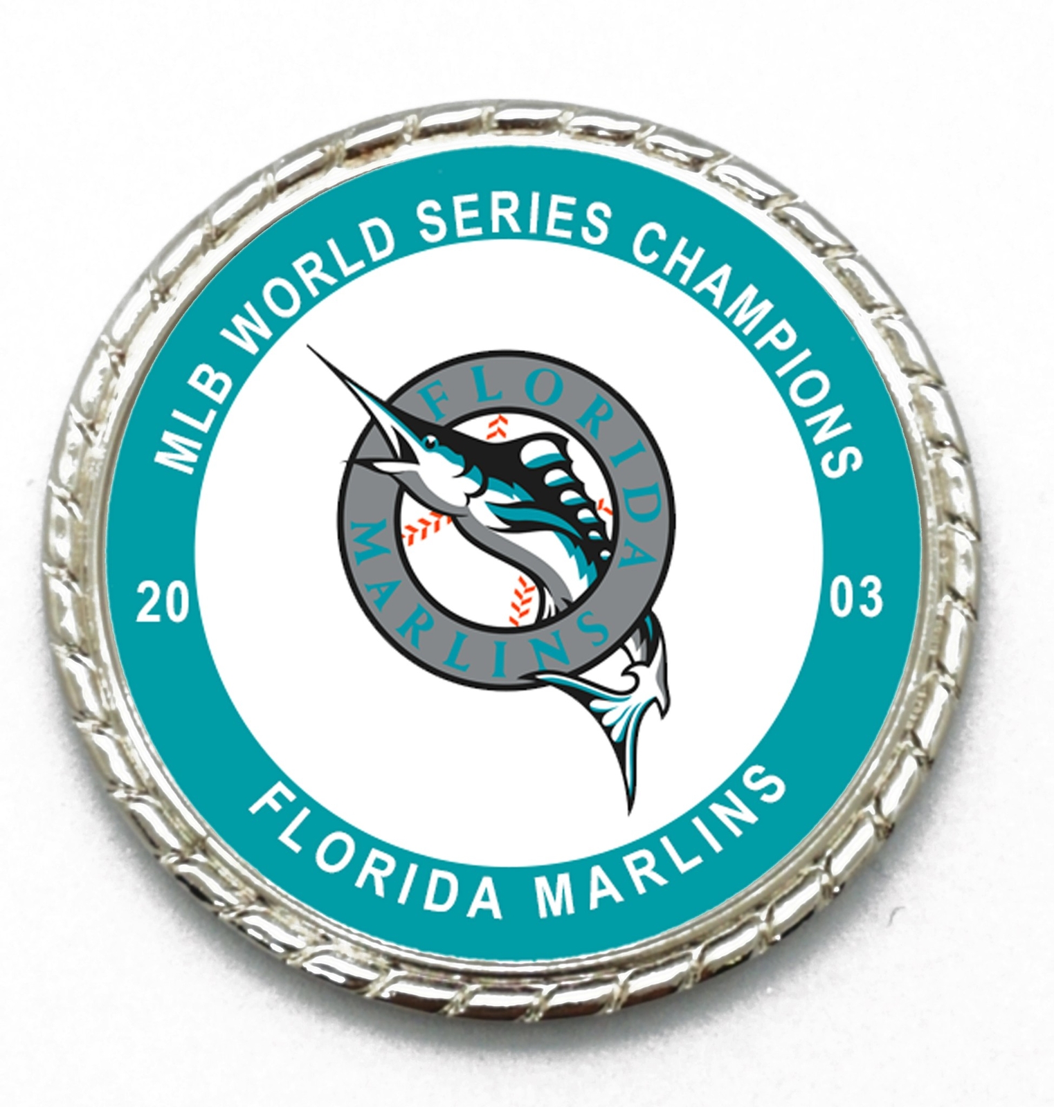 Florida Marlins 2003 MLB World Series Champion Coin Double Sided