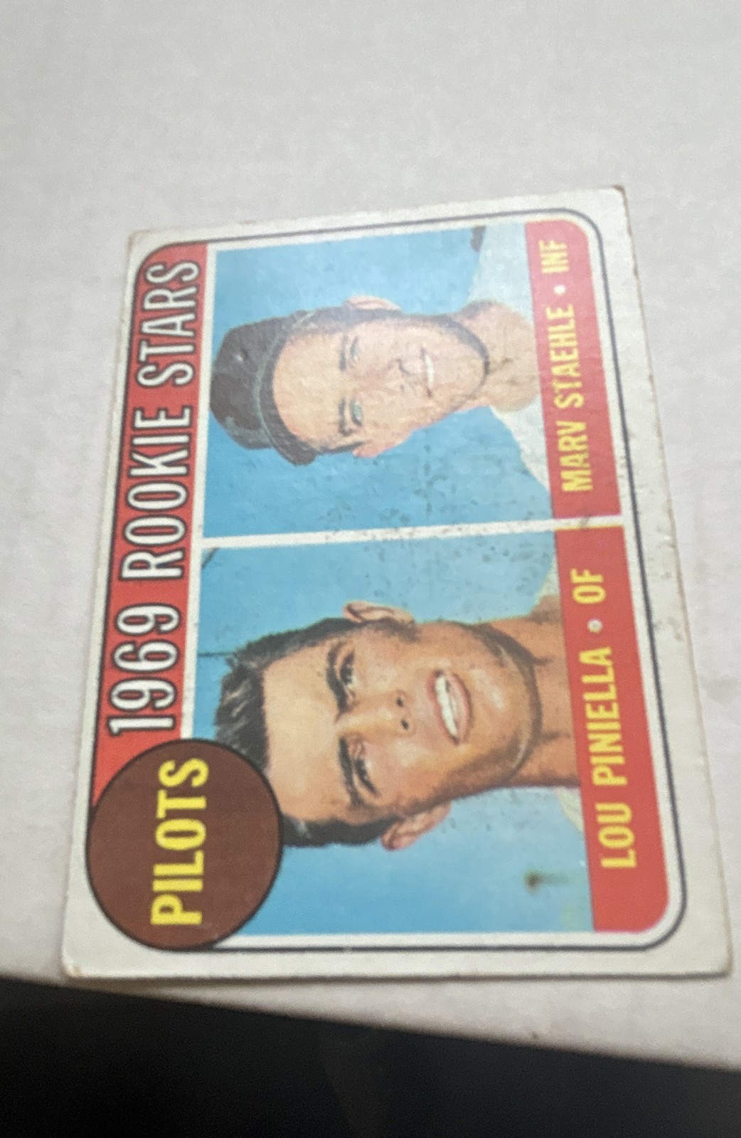 1969 Topps – 1969 Rookie Stars Lou Piniella, Marv Staehle #394