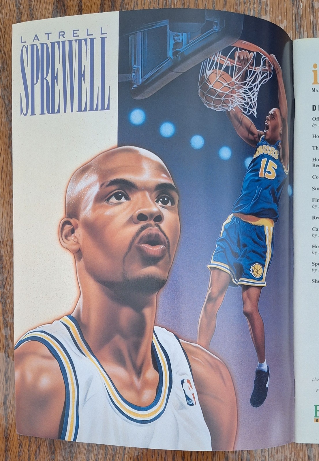 Beckett Mar 1995 Issue #56 Kidd, Mashburn, Jackson, Stockton Basketball Monthly