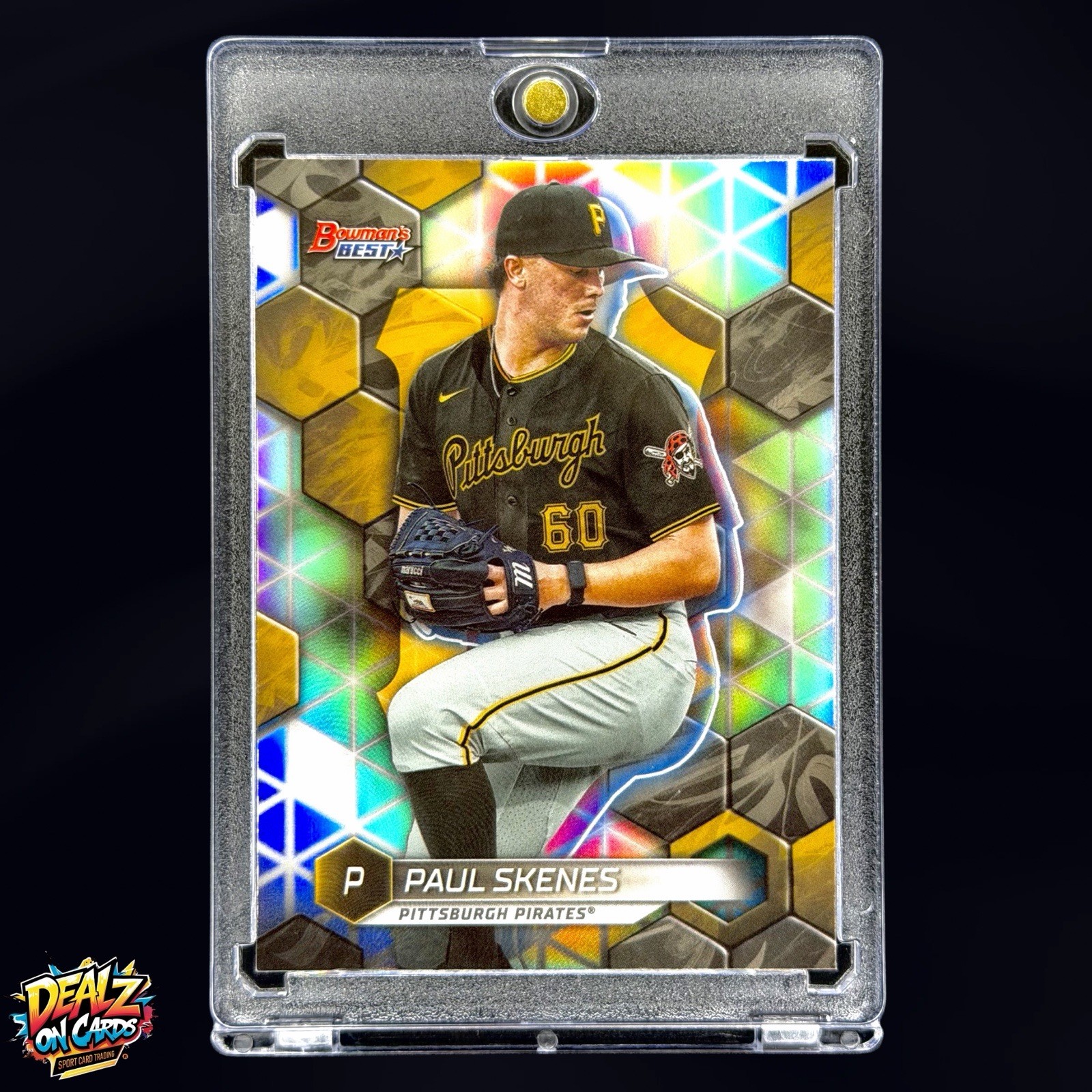 2023 Bowman’s Best Paul Skenes Top Prospects Rookie Refractor (RC) TP-22 Pirates