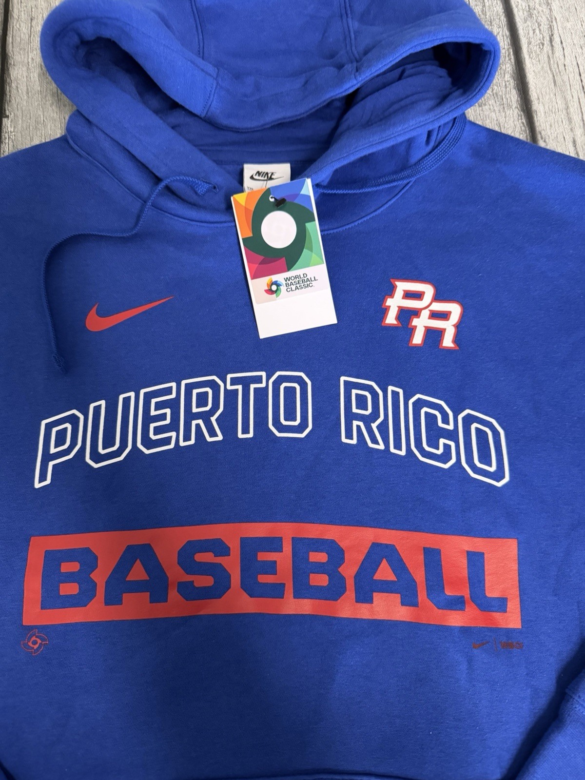 NWT Men’s Nike Puerto Rico Baseball Team 2026 World Baseball Classic Hoodie XXL