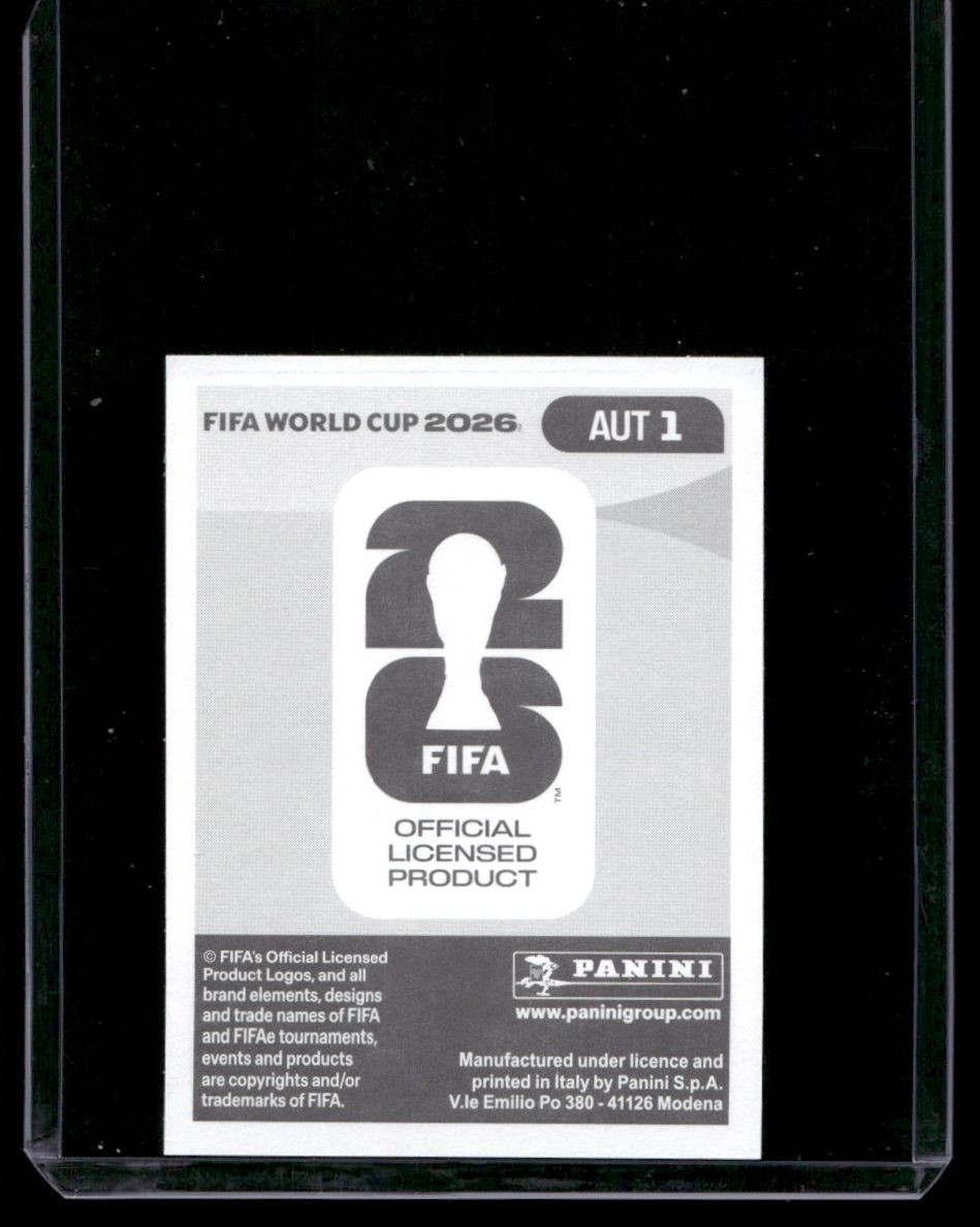 AUSTRIA 2026 Panini FIFA World Cup Sticker #AUT 1