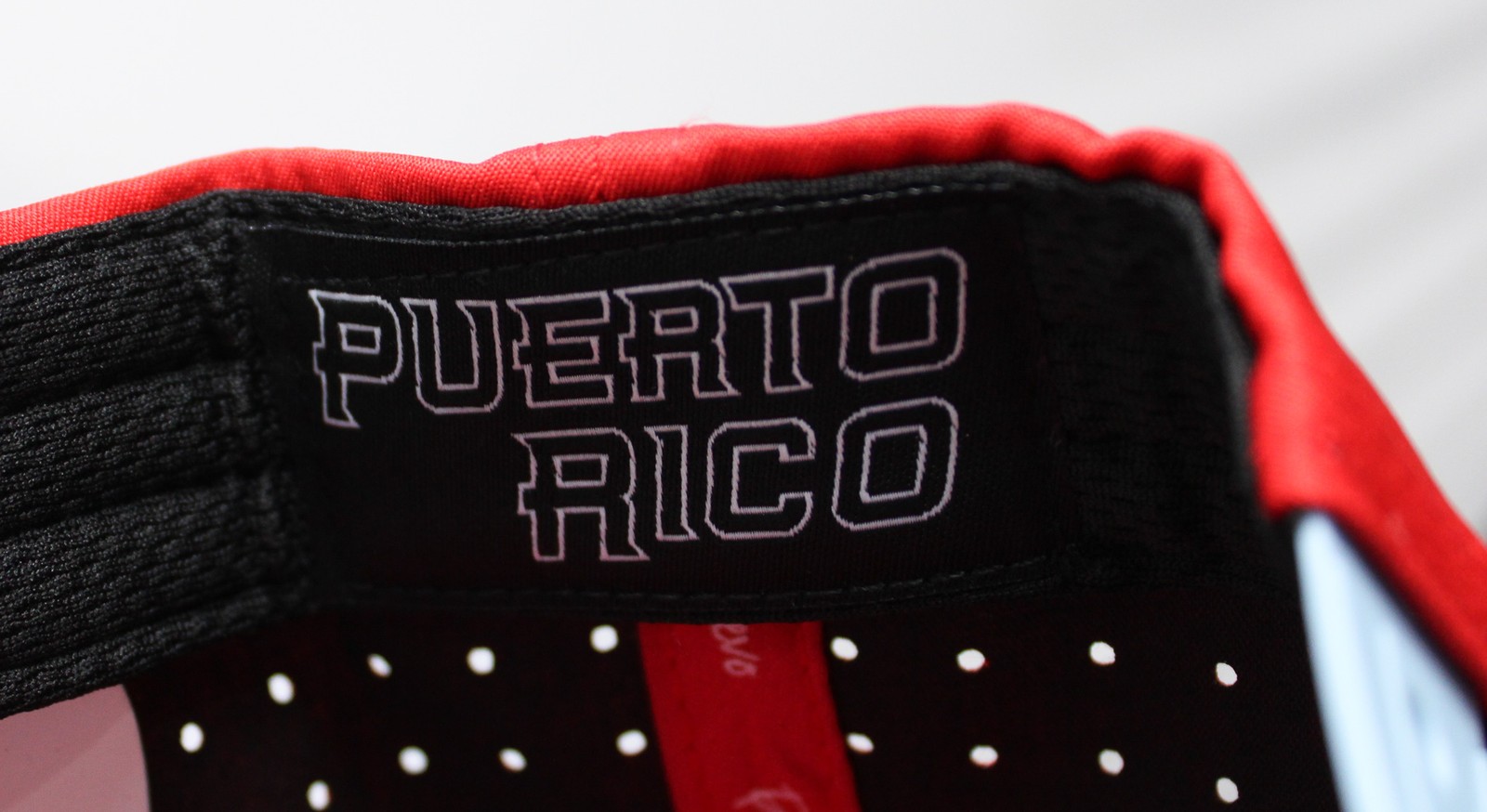 Puerto Rico Unisex Adult’s Adjustable Panevo Dried Tech Cap WR4 Red One Size