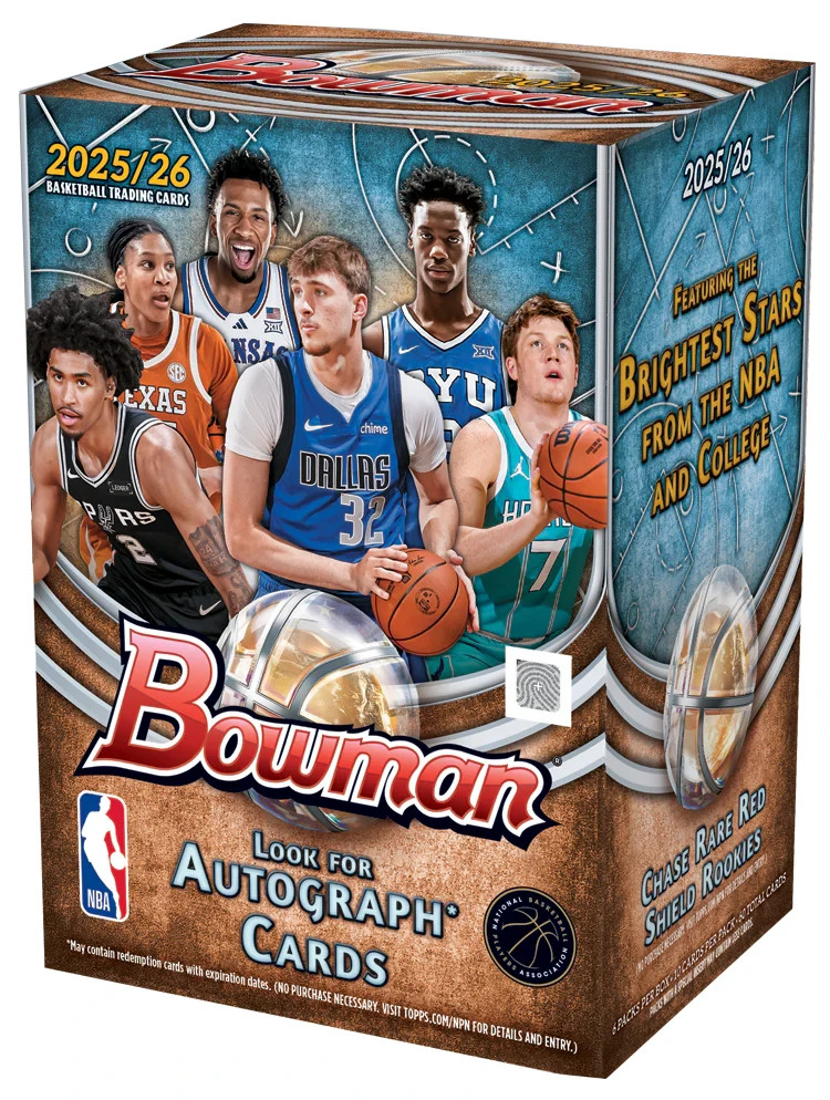 2025-26 Bowman Basketball Value Blaster Box! LOOK 4 FLAGG, HARPER, KNUPPEL RCS!!