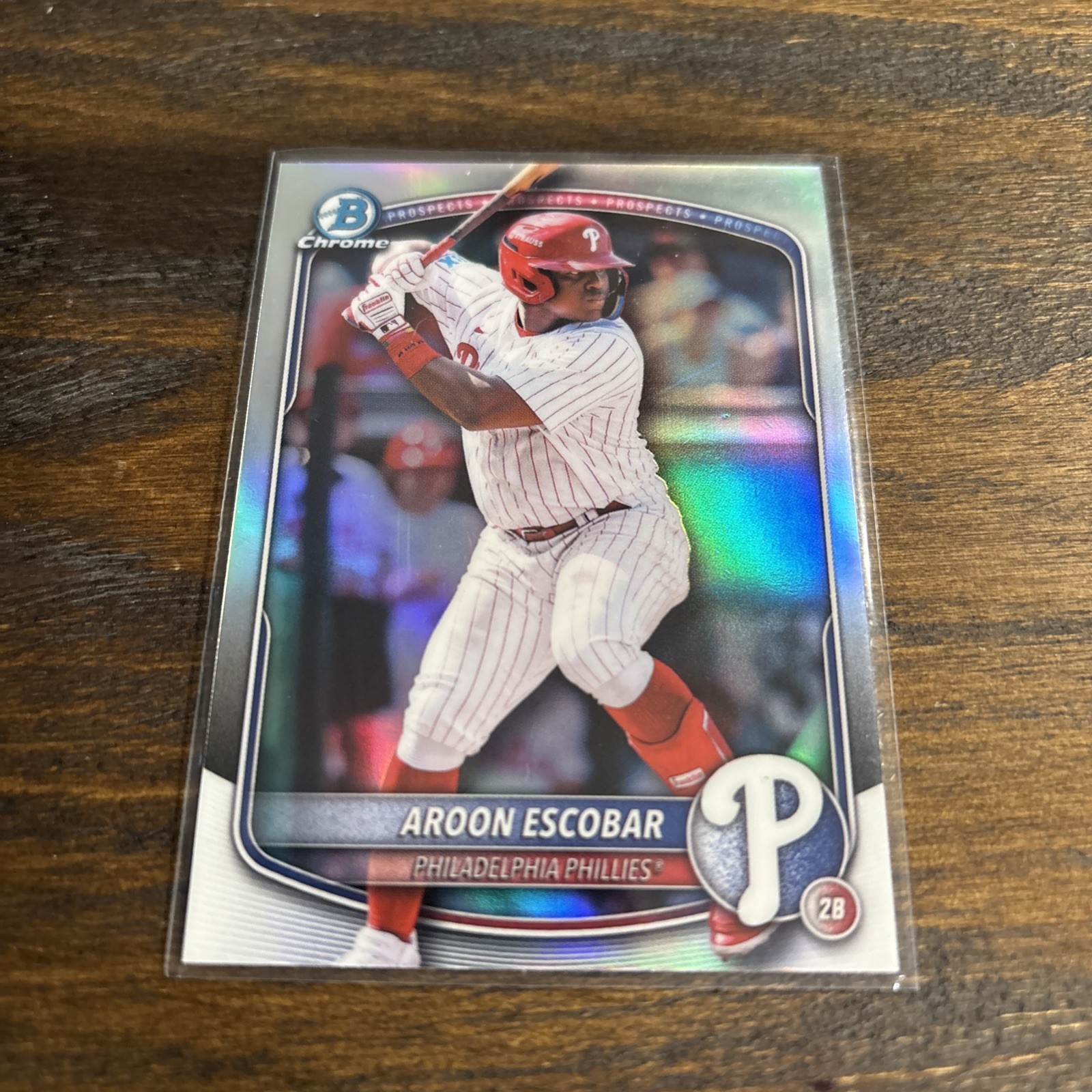 2025 Bowman Draft Chrome Aroon Escobar #BDC-98 Philadelphia Phillies