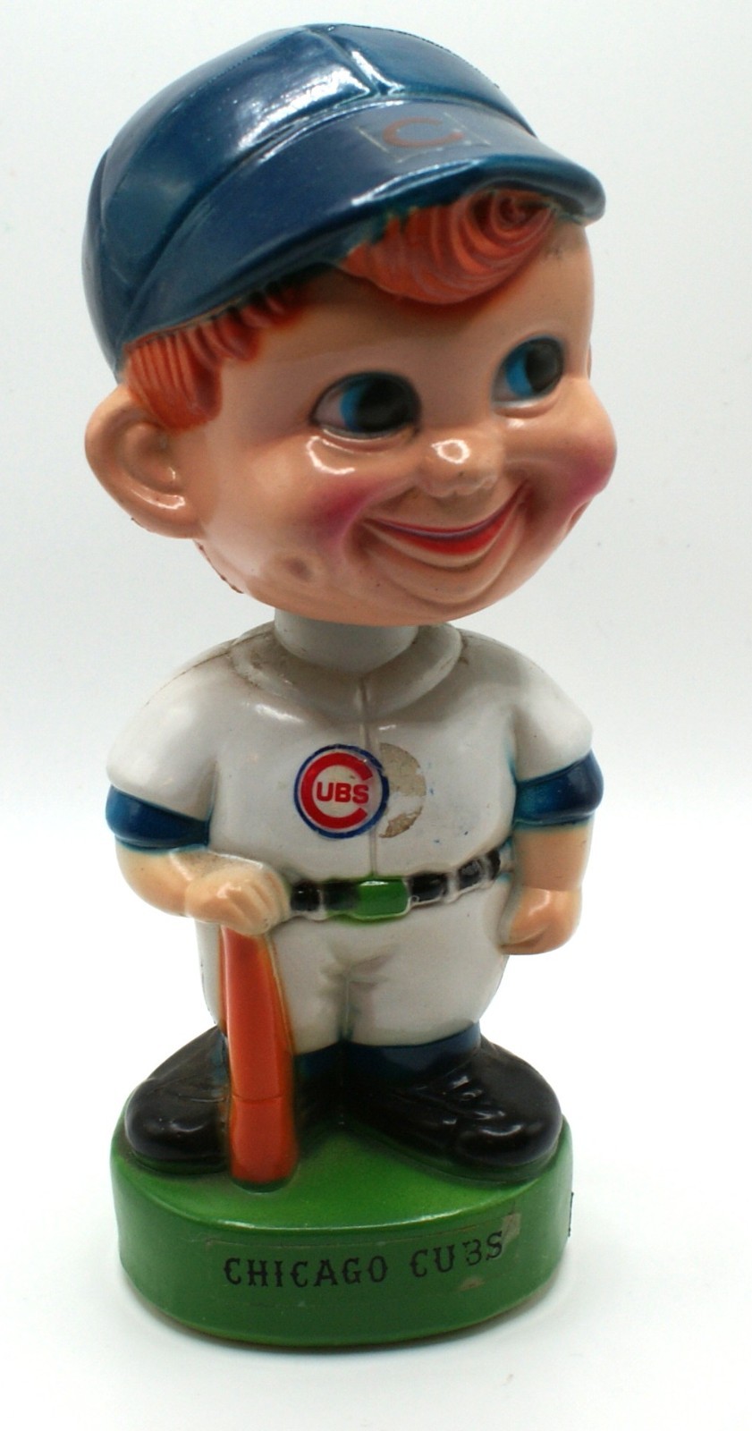 1960’s 1970’s Chicago Cubs Green Base Hong Kong Bobblehead Nodder Plastic