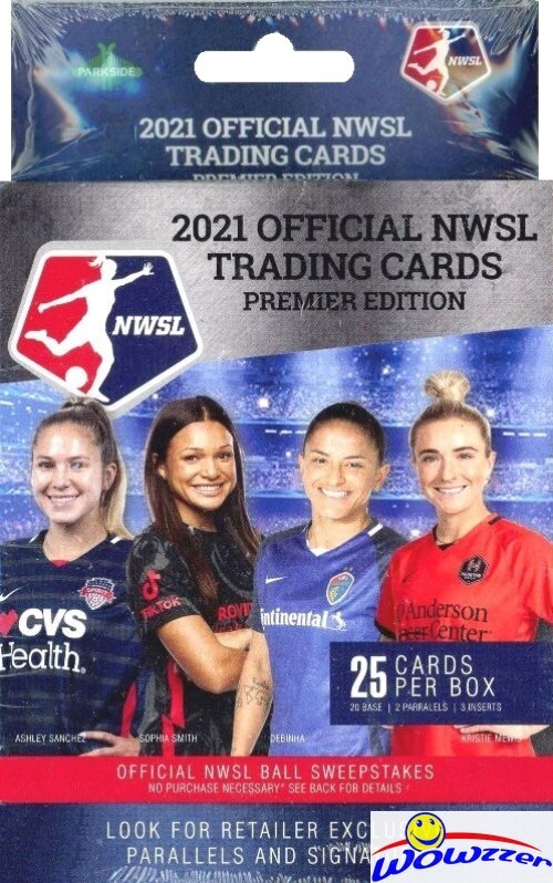 2021 Parkside NWSL Women’s Soccer EXCLUSIVE Sealed HANGER Box-Look for AUTOS!