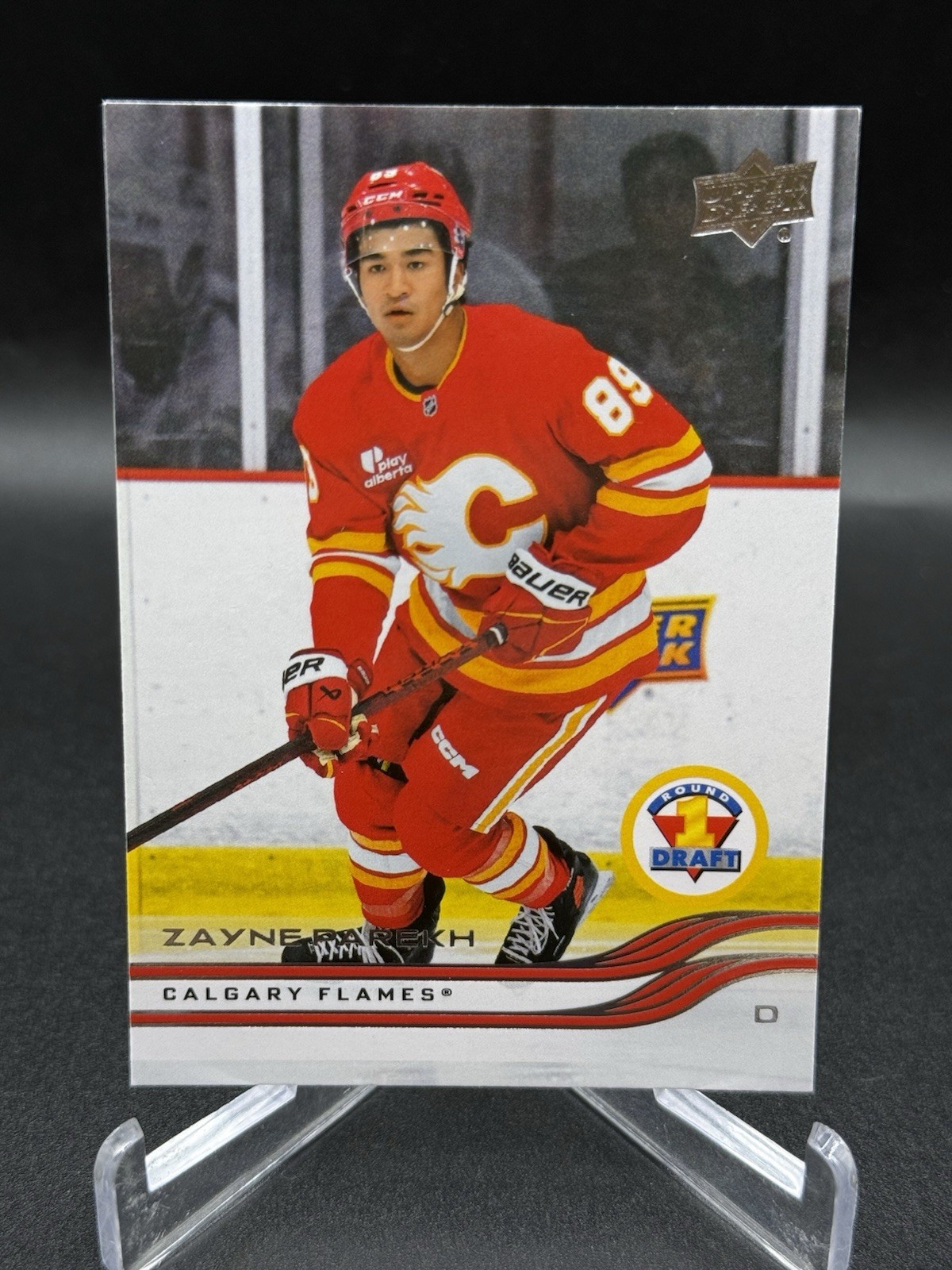 2025-26 Upper Deck Extended Series Zayne Parekh 1st Round Draft – Calgary Flames