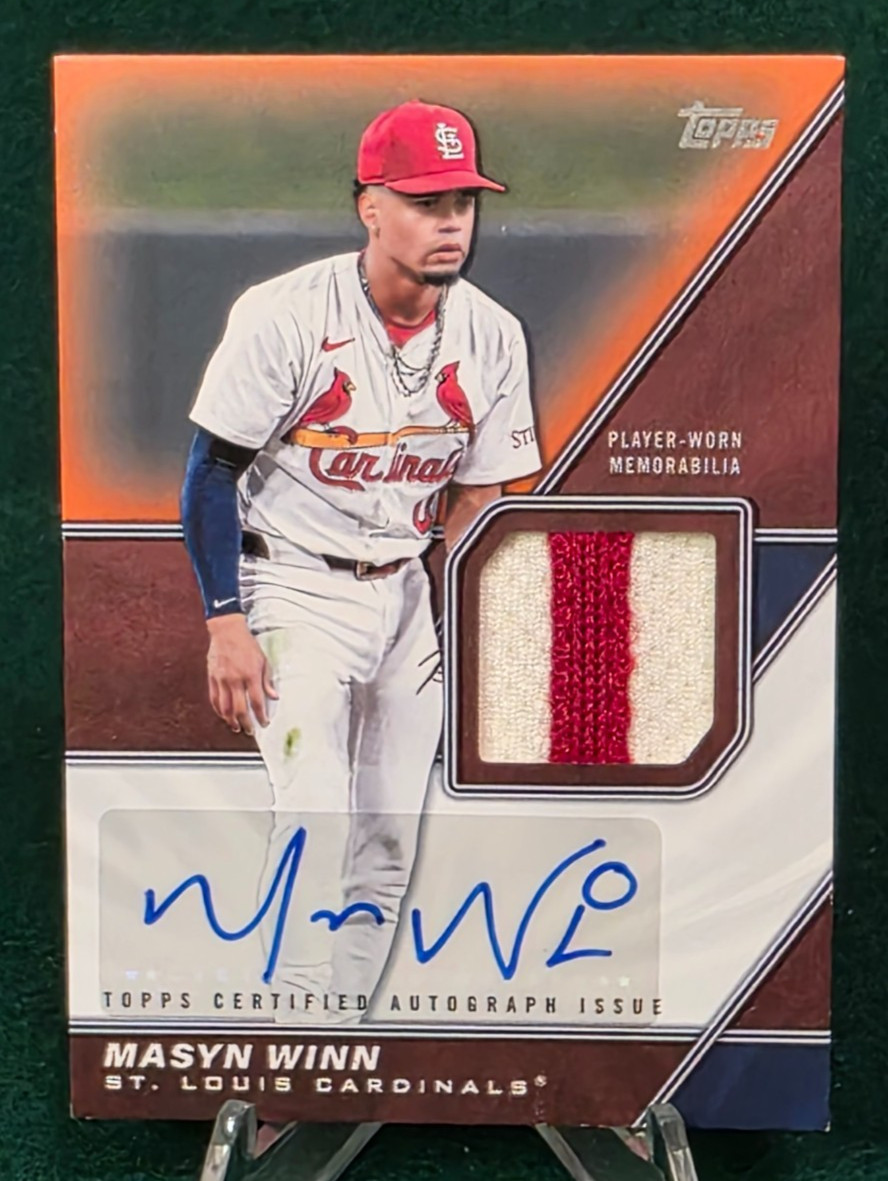 2026 Topps Series 2 MASYN WINN Major League Material Autograph Orange SSP 06/25