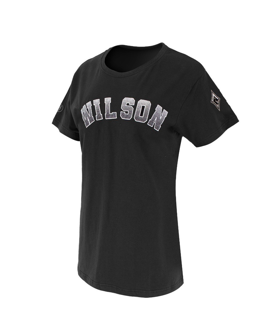 Women’s FISLL A’ja Wilson Black Stitched T-Shirt Las Vegas Aces Size S Small