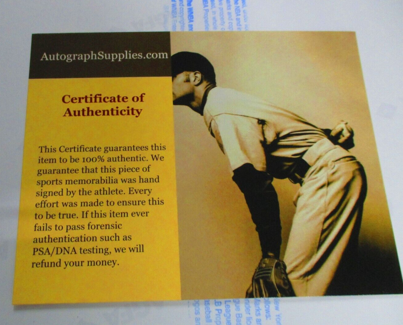 8 X 10in Autographed & Framed Willie Wood, #24, Green Bay Picture w/COA
