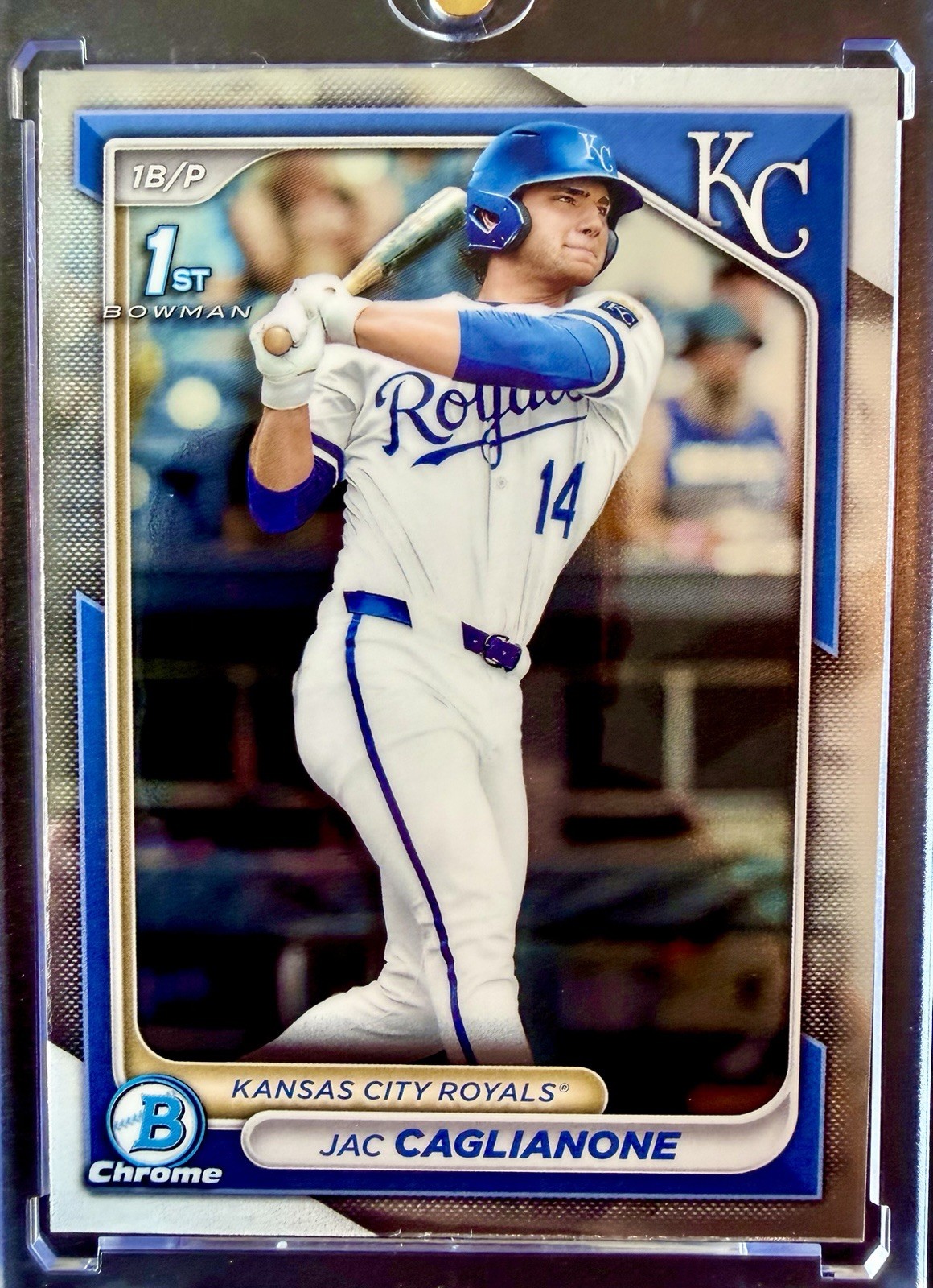 2024 Bowman Chrome Draft 1st Jac Caglianone #BDC-8 (RC) Rookie Royals